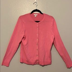 🎀 5/25 Charter Club Bubblegum Pink Cardigan